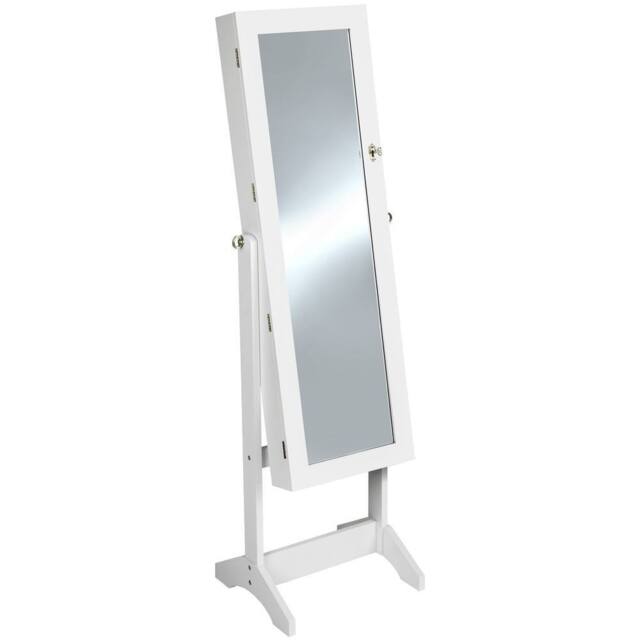 tectake Full-Length Mirror in White - image 1