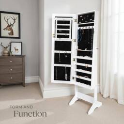 tectake Full-Length Mirror in White - thumbnail 7