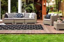 RugsX Sizal Floorlux Runner in Black - Size: 120 cm x 280 cm - thumbnail 4