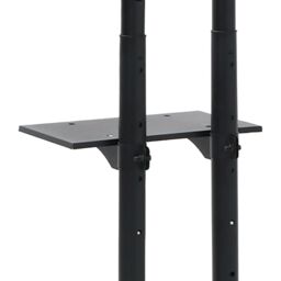 Berkfield Home TV Stand on Wheels 32-70 Inch Screen Max VESA 600x400 mm 50kg in Black - thumbnail 8