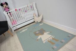 RugsX Loko Rug in Green - Size: 120 cm x 170 cm - thumbnail 2