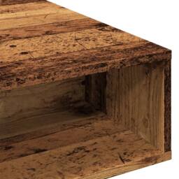 Berkfield Home Coffee Table Old Wood 105x55x32 cm Engineered Wood in Brown - Size: 105 x 55 x 32 cm - thumbnail 7
