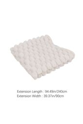 Living and Home Non-Slip Faux Plush Sofa Protector in White - Size: Extra Large - thumbnail 9