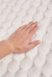 Living and Home Non-Slip Faux Plush Sofa Protector in White - Size: Extra Large - thumbnail 6