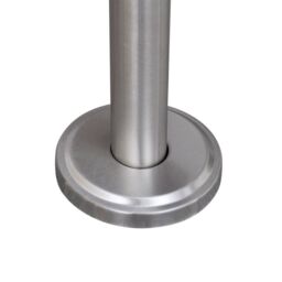 Berkfield Home Stainless Steel Stand for Double Mailbox in Silver - thumbnail 2