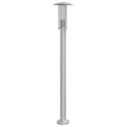 Berkfield Home Outdoor Floor Lamps 3pcs Silver 100 cm Stainless Steel - thumbnail 5