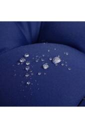H&O Direct 125cm W x 55cm D Tri-Fold Waterproof Lounge Cushion in Navy - Size: 125 cm W x 55 cm D - thumbnail 4