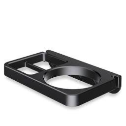 KORVIXA black Hair Dryer Holder Wall Rack Bathroom