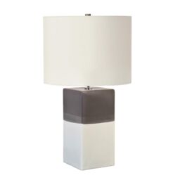 Netlighting Alba 1 Light Table Lamp Cream E27 - thumbnail 1