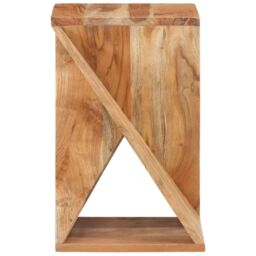 Berkfield Home Side Table 35x35x55 cm Solid Wood Acacia in Brown - Size: 35 x 35 x 55 cm - thumbnail 3