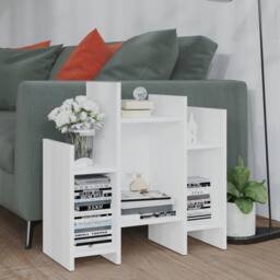 Berkfield Home Side Cabinet White 60x26x60 cm Engineered Wood - Size: 60 x 26 x 60 cm - thumbnail 2