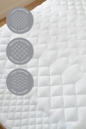 Martex 5 Zone Mattress Topper in White - Size: Super King - thumbnail 5