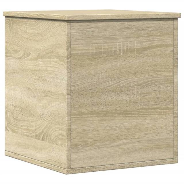 Berkfield Home Storage Box Sonoma Oak 40x42x46 cm Engineered Wood in Light Brown - Size: 40 x 42 x 46 cm - image 1