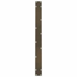 Berkfield Home Coffee Table Legs Natural Steel 2 pcs 90x(72-73) cm Steel in Grey - thumbnail 7