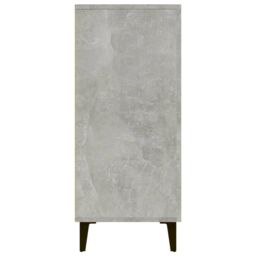 Berkfield Home Sideboard Concrete Grey 90x34x80 cm Engineered Wood - Size: 90 x 34 x 80 cm - thumbnail 6