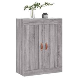 Berkfield Home Wall Mounted Cabinet Grey Sonoma 69.5x34x90 cm Engineered Wood - thumbnail 4