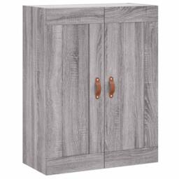 Berkfield Home Wall Mounted Cabinet Grey Sonoma 69.5x34x90 cm Engineered Wood