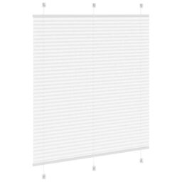 Berkfield Home Pleated Blind White 120x100 cm Fabric Width 119.4 cm Polyester - thumbnail 4