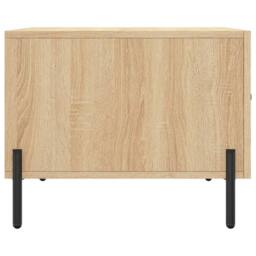 Berkfield Home Decorative Coffee Tables 2 pcs Sonoma Oak 50x50x40 cm Engineered Wood in Light Brown - Size: 50 x 50 x 40 cm - thumbnail 8