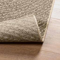 Berkfield Home Rug ZIZUR Beige 60x110 cm Jute Look Indoor & Outdoor - Size: Medium - thumbnail 7