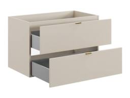 Vente-unique Wall-Hung Vanity Unit - Beige - 80 Cm - LAVENA - thumbnail 6
