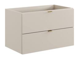 Vente-unique Wall-Hung Vanity Unit - Beige - 80 Cm - LAVENA - thumbnail 5