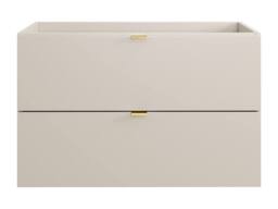 Vente-unique Wall-Hung Vanity Unit - Beige - 80 Cm - LAVENA - thumbnail 4