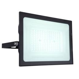 Netlighting Helga I 14500lm Outdoor Flood Light Black IP44 Glass Shade LED 6000K