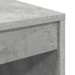 Berkfield Home Modern Computer Desk Concrete grey Particle board with concrete-l - thumbnail 8