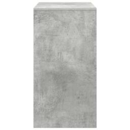 Berkfield Home Modern Computer Desk Concrete grey Particle board with concrete-l - thumbnail 6