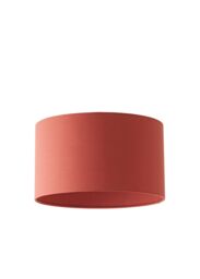 ValueLights Reni Rust Red Fabric Easy Fit Drum Ceiling Lamp Shade in Burnt Orange - Size: Medium - thumbnail 6