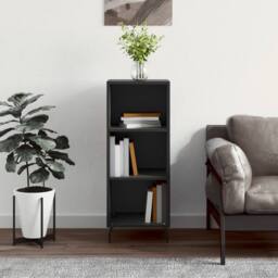 Berkfield Home Sideboard Black 34.5x32.5x90 cm Engineered Wood - thumbnail 2