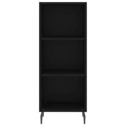 Berkfield Home Sideboard Black 34.5x32.5x90 cm Engineered Wood - thumbnail 4