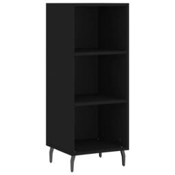 Berkfield Home Sideboard Black 34.5x32.5x90 cm Engineered Wood - thumbnail 3