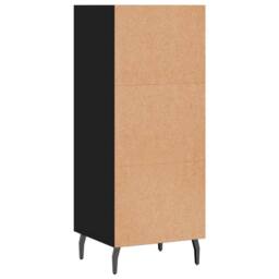 Berkfield Home Sideboard Black 34.5x32.5x90 cm Engineered Wood - thumbnail 6