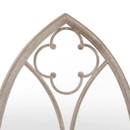 Berkfield Home Mirror Sand 70x30 cm Iron for Indoor Use in Cream - thumbnail 5