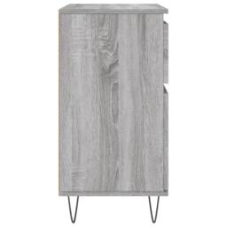 Berkfield Home Sideboard Grey Sonoma 60x35x70 cm Engineered Wood - Size: 60 x 35 x 70 cm - thumbnail 7