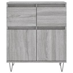 Berkfield Home Sideboard Grey Sonoma 60x35x70 cm Engineered Wood - Size: 60 x 35 x 70 cm - thumbnail 5