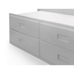 Cheshire Amethyst Bed With Underbed & Drawers - Dove Grey - Single (90cm) - thumbnail 7