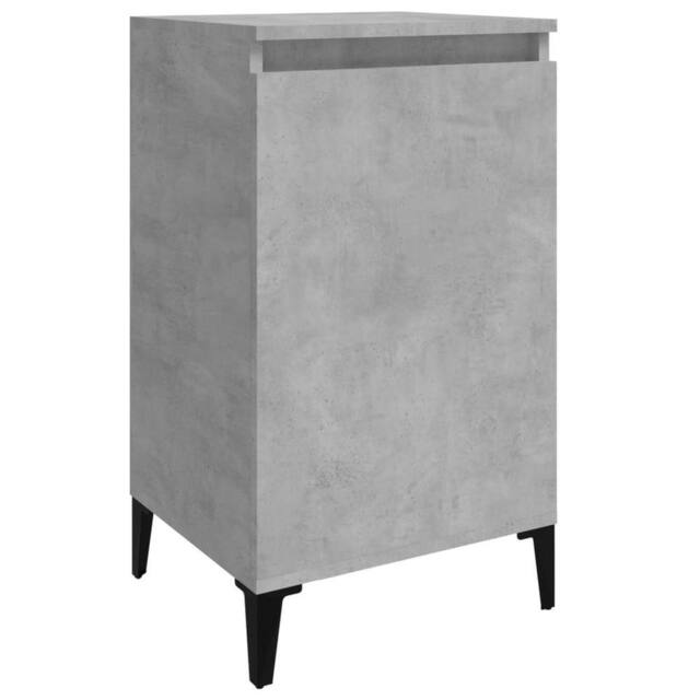 Berkfield Home Bedside Cabinet Concrete Grey 40x35x70 cm Engineered Wood - Size: 40 x 35 x 70 cm - image 1