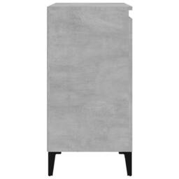 Berkfield Home Bedside Cabinet Concrete Grey 40x35x70 cm Engineered Wood - Size: 40 x 35 x 70 cm - thumbnail 7