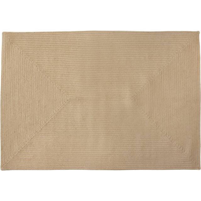 tectake Jute Rug 120 X 170 Cm - Brown in Tan - Size: 120 cm x 170 cm - image 1