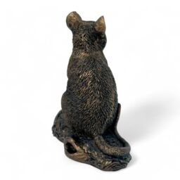 Animal Crackers Mouse With Acorn Figurine From The Leonardo Reflections Bronzed Range in Bronze - thumbnail 6