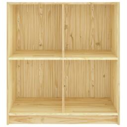 Berkfield Home Sideboard 70x33x76 cm Solid Pinewood in Brown - Size: 70 x 33 x 76 cm - thumbnail 5