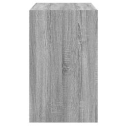 Berkfield Home Shoe Cabinet Grey Sonoma 80x42x69 cm Engineered Wood - Size: 80 x 42 x 69 cm - thumbnail 6