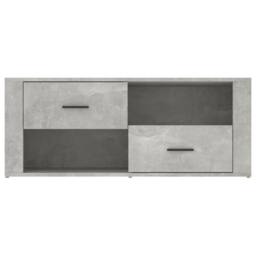 Berkfield Home TV Cabinet Concrete Grey 100x35x40 cm Engineered Wood - Size: 100 x 35 x 40 cm - thumbnail 6