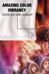 Stranger Things Season 2 Poster Super Soft Throw Blanket 152 X 127 Cm - thumbnail 4