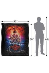 Stranger Things Season 2 Poster Super Soft Throw Blanket 152 X 127 Cm - thumbnail 5