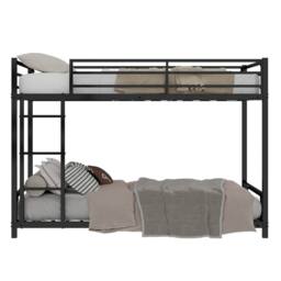 STILVORA Bed Frame 3ft Single with metal frame Black - Size: Junior - thumbnail 6