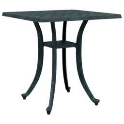 Berkfield Home Garden Table Green 53x53x53 cm Cast Aluminium - Size: 53 x 53 x 53 cm - thumbnail 7
